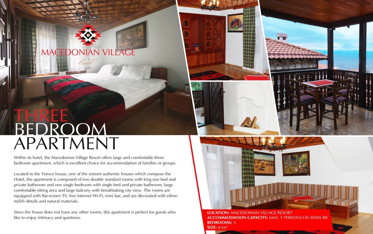 Macedonian Village Hotel & Resort 斯科普里 外观 照片